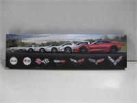 28"x 8" Corvette Wall Decor