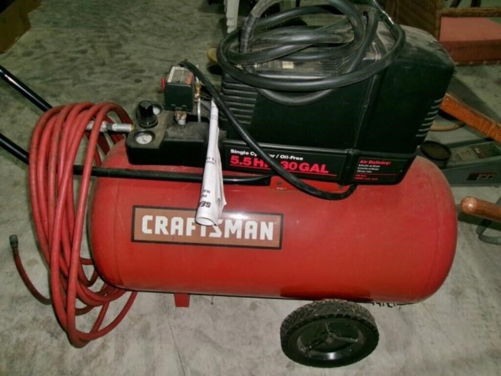 Craftsman 5.5 hp 30 gallon compressor