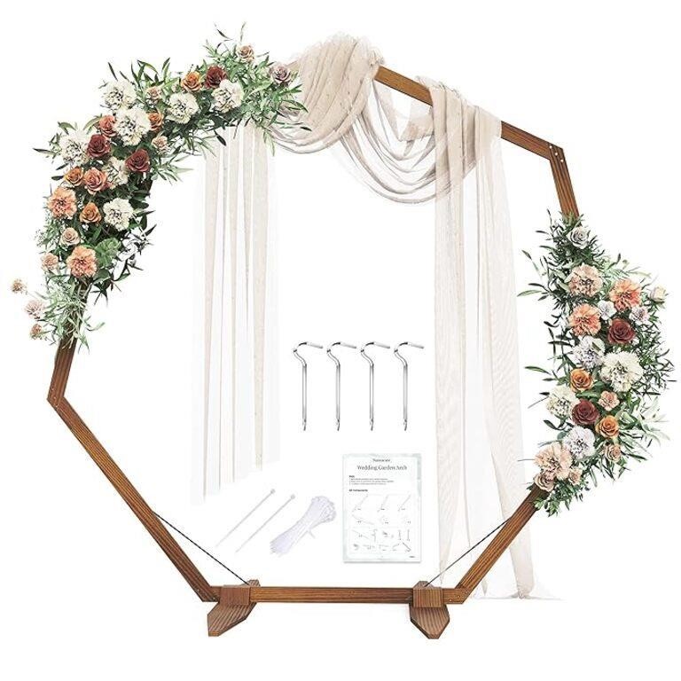 Wooden Wedding Arch, 7 FT Wedding Arbor
