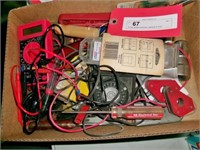 (3) flats w/Allen wrenches, electrical & more