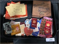 Vintage Handkerchiefs Box, Cigarette Silks, Adv.