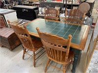 Tile top Table and 4 chairs