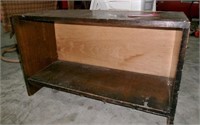 2-shelf wood cabinet