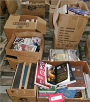 pallet of assorted books