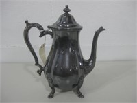 10.5" Chippendale Silver Plated Teapot