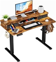 47 inch Electric Standing Desk with Drawers