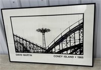 Coney Island Print, David Martin 1965