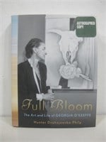 Autographed Full Bloom Georgia O'Keeffe Book See