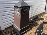 UNUSED KNIGHT STYLE 38 in COPPER CHIMNEY POT