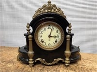 RARE 1880s ANSONIA VICTORIAN STYLE MANTEL CLOCK