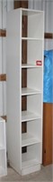 wood shelves 82" T x 14" W