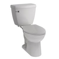 Delta 2-Piece 1.28 GPF Elongated Toilet in White
