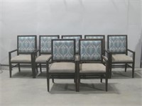 Seven 21"x 21"x 39" Fairfield Upholstered Chairs