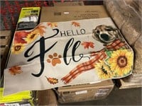 “Hello, Fall” Decorative Floor Mat, ~3x5