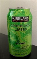 6 pk KIRKLAND Signature Lime Sparkling Water