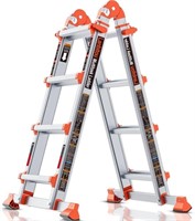 LANBITOU A Frame 4 Step Ladder Extension