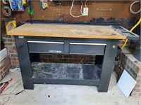Craftsman work bench and contents