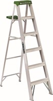 Louisville 6-Ft Aluminum Ladder  225lb Cap