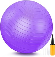 Anti-Slip Exercise Ball  34 Purple