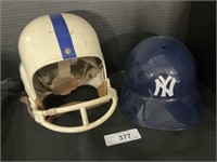 Baseball & Football Plastic Toy Helmets.