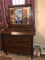 Dresser with mirror 42"X20"X69"