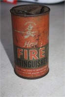 vintage Hero fire extinguisher, unused