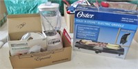 Oster electric skillet, blender, toaster & more
