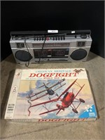Vintage Sanyo Radio/Cassette Player, Dogfight