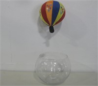 9.5"x 12" Large Bowl & Plush Balloon