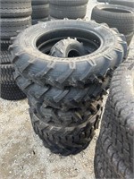 8 SMALL TRACTOR TIRES