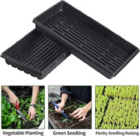 3pk Gardening Trays Without Drain Holes