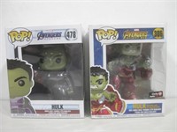 Two Avengers Hulk Giant Funko Pops See info