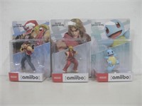 Three NIP Nintendo Amiibo Figures See Info