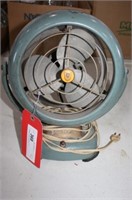 vintage Vornado electric fan, 13" T