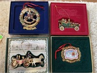 4 White House historical ornaments 01–12