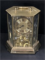 Kundo German Mantle Clock Rotating Pendulum.