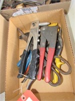 flat with riveters, snips & more