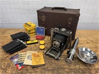 1920s NEWSPAPER REPORTER KODAK #1 SUPERMATIC SPEED