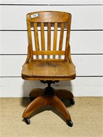 Early Oak Office Chair