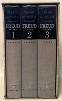 199 - THE LIFE & WORK OF SIGMUND FREUD 3-BOOK SET