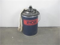 33" RYOBI Canister Vacuum Powered on