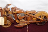 Harley Motorcycle & Classic Car Wood Carvings