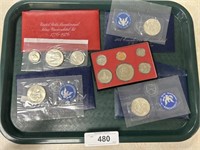 Uncirculated Silver Ike Dollar Sets.