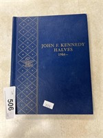 90% Silver Complete 1964 Kennedy Half Book.
