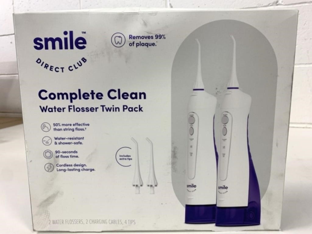 Sealed Water Flosser Twin Pack Smile Direct Club
