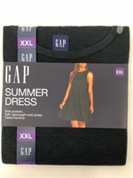 New Gap Summer Dress Short Sleeve Size XXL Black