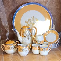 Antique Noritake Lusterware Tea Set