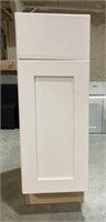 Wall Cabinet White with pull Out Drawer 12"Wx24"Dx