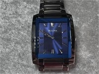 BULOVA 96A169 MEN’S CLASSIC BLUE DIAL STAINLESS
