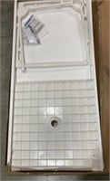 Durastall Shower Stall with Standard Base in White